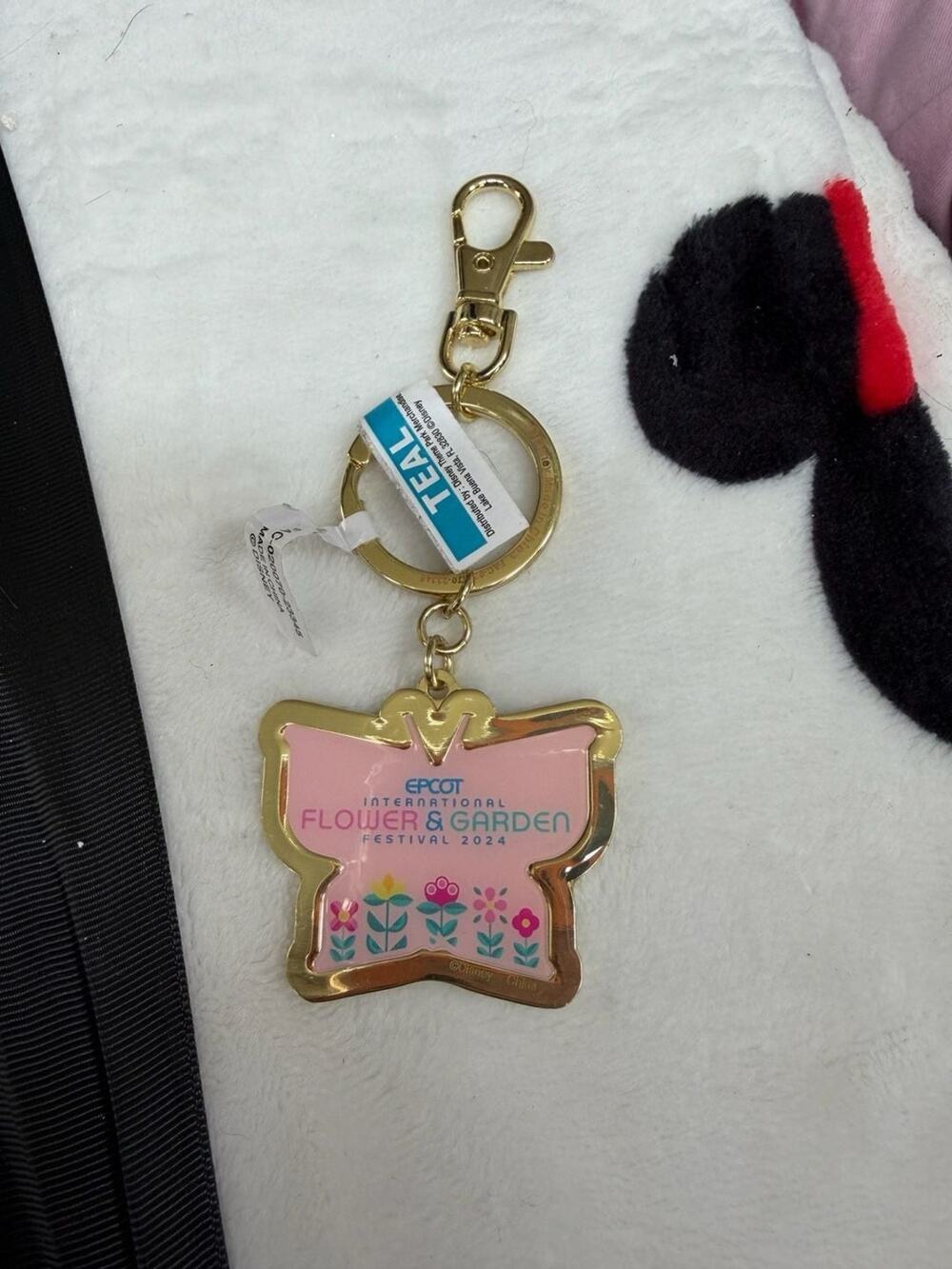 Disney Epcot International Flower & Garden Festival 2024 Butterfly Keychain